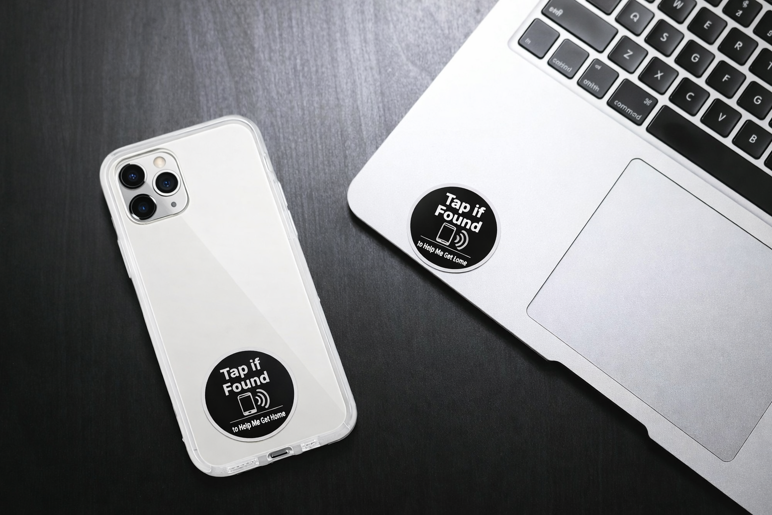 TapIfLost secure NFC lost-item recovery for phones, laptops, bags, and valuables